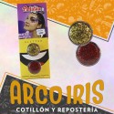 Maquillaje Pasta Glitter 4 Gr X 2 - Rojo/oro Pintafan