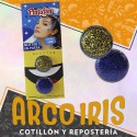 Maquillaje Pasta Glitter 4 Gr X 2 - Azul/oro Pintafan