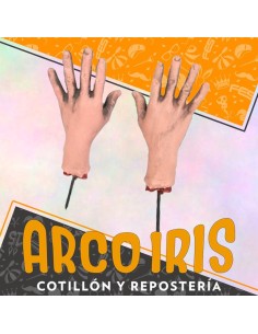 Manos Zombies Para Clavar Par Plasticas Halloween Party Store