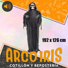 Muneco Fantasma Tembleque 192 X 126 Cm - Luz Sonido Y Movimiento Halloween Party Store