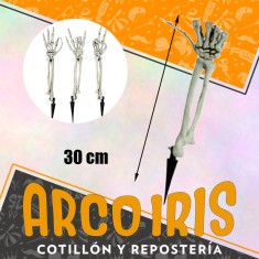 Brazo Esqueleto Plasticas Con Mano Ok 30 Cm Halloween Party Store