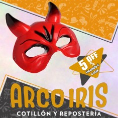 Careta Terror Diablita Xu +6-5% Halloween Descuento Por Cantidad Clasicas Gape