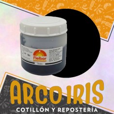 Colorante En Pasta Negro R Fleibor Xu - 250 Gr Sin Tac Pascua Certificado Vegano