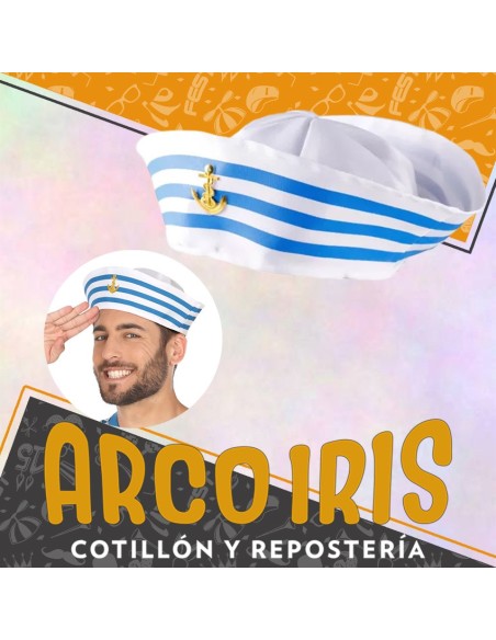 Gorro Marinero Con Rayas - Party Store