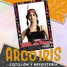 Peluca India Xu - Con Plumas Party Store