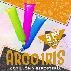 Globo Nudo Surtido 20 X 120 Cm X 20 +5-5% Tambien Conocido Como Aplaudidor O Globo De Cancha Imagen