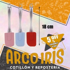 Silicona Espatula 18 Cm Xu +5-5% Promo Por Cantidad Zhan Fa Kitchen Art Silicone Fove