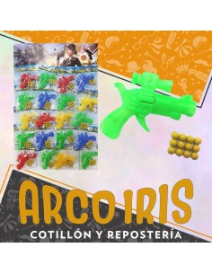 Pistola Lanza Pelotitas X 20 - Blister Con 12 Municion