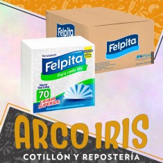 Servilleta Blanca Felpita 32 X 27 Cm -- Caja De 24 X 70