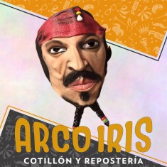 Latex Mascara Pirata Jack Xu - Party Store