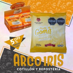 Coral Pasta Goma Ideal Para Modelar X 250 Gr +8-5% Promo Por Cantidad