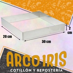 Aro Rectangular 30 X 20 Cm - Alto 2 Cm Cooper