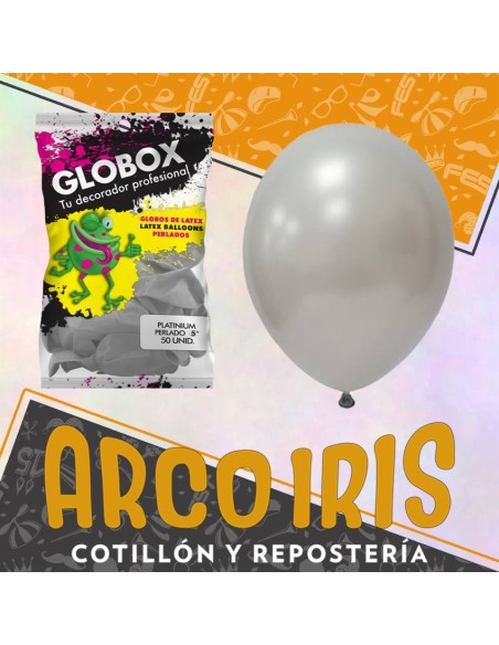 Globo Perlado 5 X 50 Platinum - Dilax