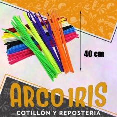 Limpia Pipa Color Pleno X 100 - 40 Cm Varios Colores Cbx