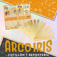 Palitos Para Helado Grandes X 48 - Natural - Para Artesanias