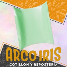 Pinata Carton Lisa Verde Pastel Xu - Gold Mundo