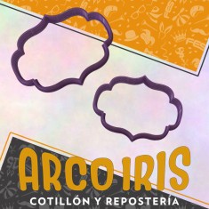 Cortante Cookies Marco N. 4- Plastico Violeta-