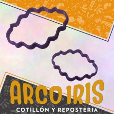 Cortante Cookies Marco N. 14- Plastico Violeta-