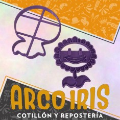 Cortante Cookies Girasol - Plastico Plantas Vs Zombies