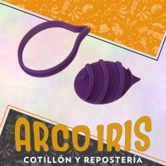 Cortante Cookies Abejita Xu - Plastico Violeta Granja Zenon