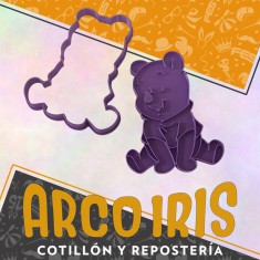 Cortante Cookies Winnie Pooh Xu - Oso