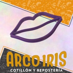 Cortante Cookies Labios 4 Cm Xu - Despedida