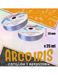 Cinta 20 X 25 Ribbonette Celeste - Polipropileno