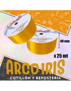 Cinta 40 X 25 Ribbonette Amarillo - Polipropileno