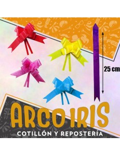 Magico Mono Mini Liso Multicolor 25 Cm X 50 - Ribbonette Navidad