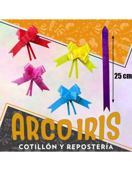 Magico Mono Mini Liso Multicolor 25 Cm X 50 - Ribbonette Navidad