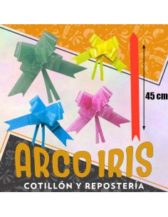 Magico Mono Mediano Liso Multicolor 45 Cm X 50 - Ribbonette Navidad