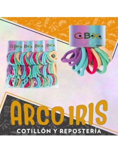 Colita Para Pelo Pastel 12 X 10 - Rosa-naranja-verde-amarillo-fucsia Cbx