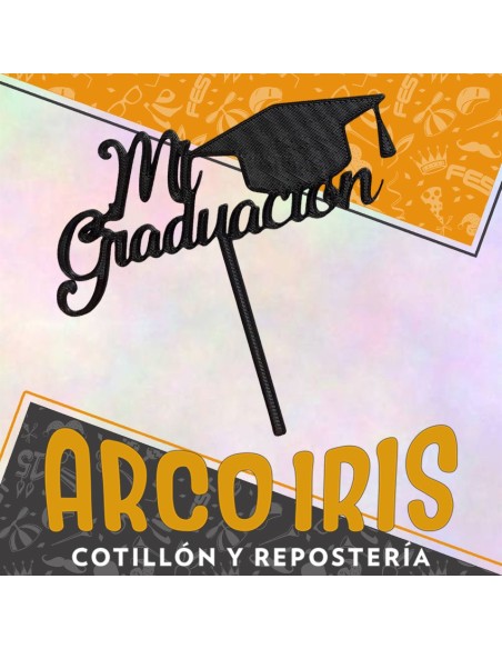 Topper Plastico Mi Graduacion