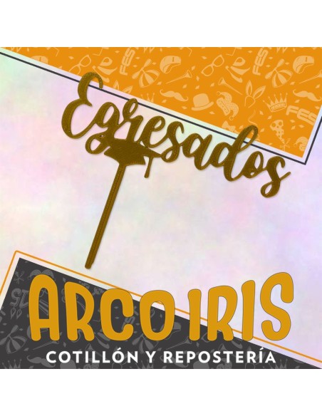 Topper Plastico Egresado