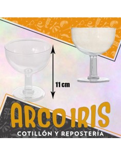 Copa Sidra Cristal Alta 11 Cm X 96 - Caja Pie Cristal Negro