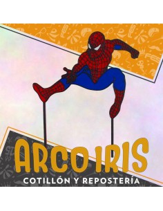 Topper Plastico Hombre Arana Spiderman