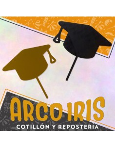 Topper Plastico Gorro Egresado