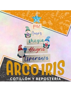 Guirnalda Pino Navidad Xu - De Los Buenos Deseos Rondi