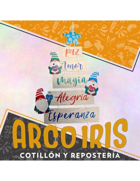 Guirnalda Pino Navidad Xu - De Los Buenos Deseos Rondi