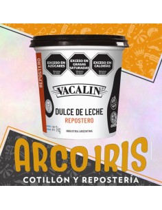 Dulce De Leche Caja De 6 X Kg - Repostero Primera Calidad Vacalin