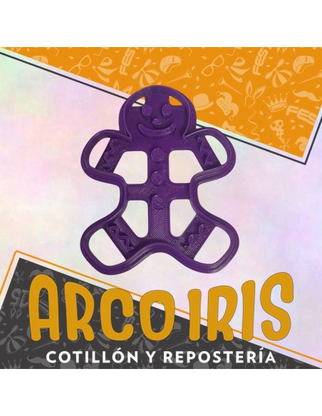 Cortante Cookies Happy Jengibre- Plastico -frutas-