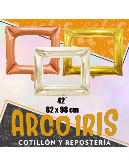 Mylar 42 Marco Selfie Metal Xu - 82 X 98 Cm Li Xing Globo Metalizado Papel