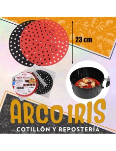 Protector Silicona Air Fryer 23 Cm Redondo - Freidora De Aire Molde Airfryer Dsaza