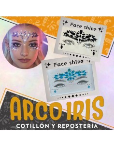 Strass Para Cara Xu - Blister Glitter Joy Face Art Decor Face Shine