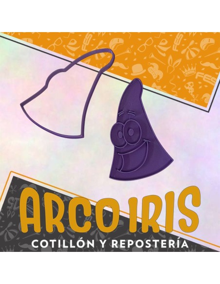 Cortante Cookies Patricio Xu - Plastico Violeta