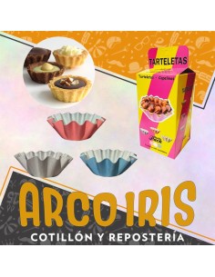 Tarteletas De Papel X 100 - Moldpack Varios Colores Capelinas