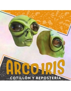 Latex Mascara Alien Xu - Area 51 Ojos Ovalados Party Store