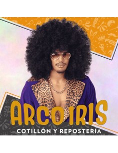 Peluca Afro Negro Super Xxl