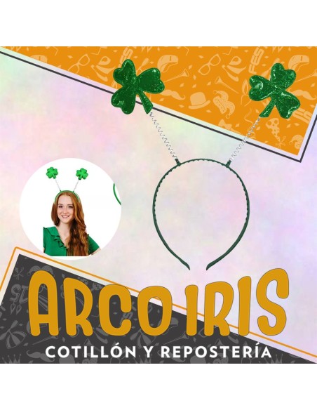 Vincha Resorte Trebol Xu - San Patricio