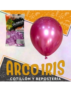 Globo Cromo Reflex 12 X 10 Fucsia - Globox